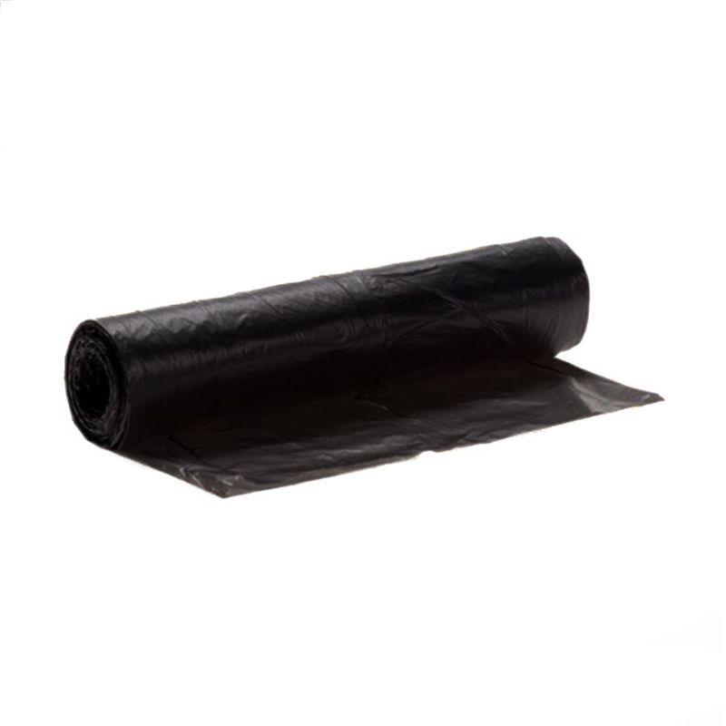 Afvalzak HDPE zwart 63x70 cm T15 40 rol a 25 st./ds