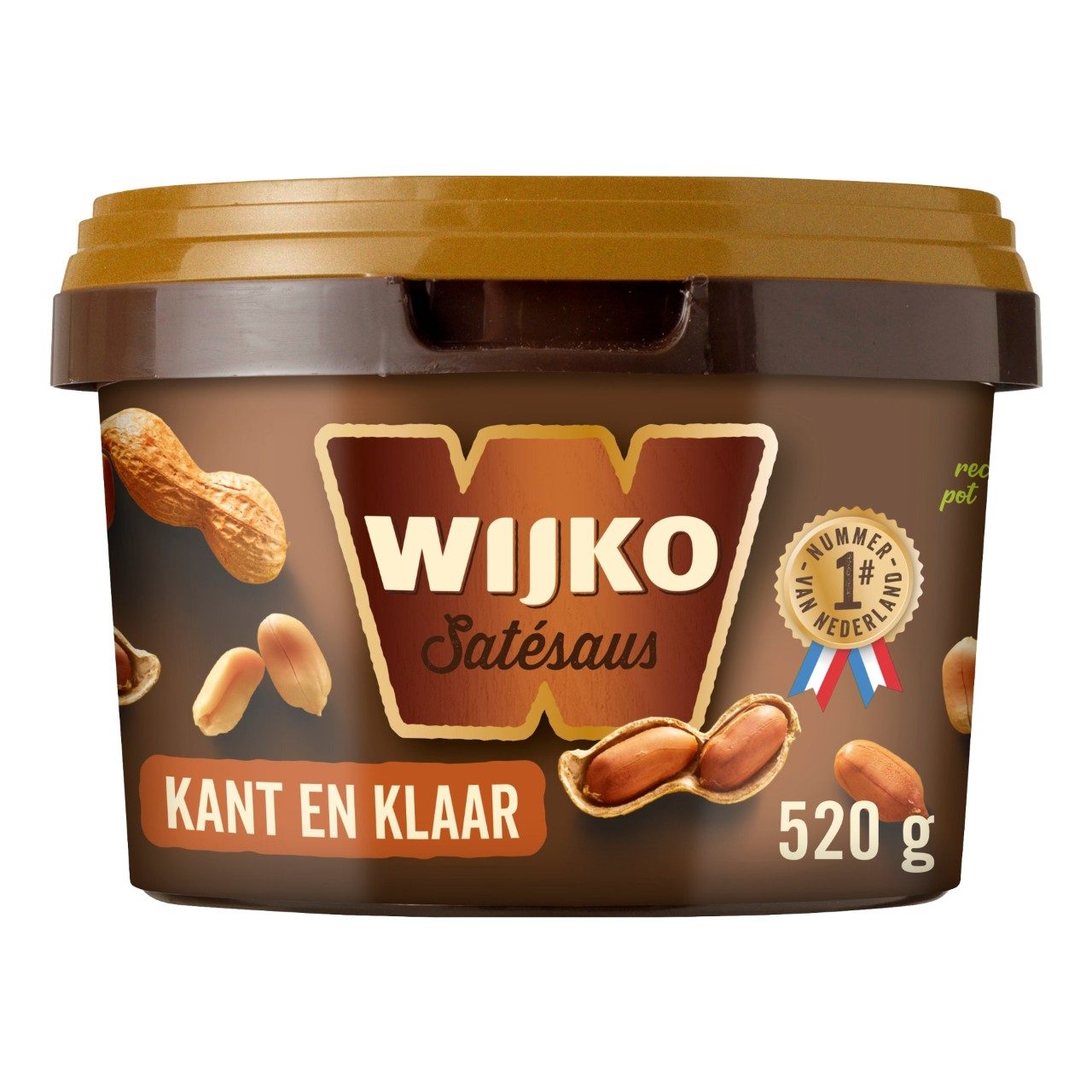 Wijko satesaus kant & klaar per 520 gram
