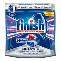 Finish vaatwastablet powerball quantum zak 80 stuks