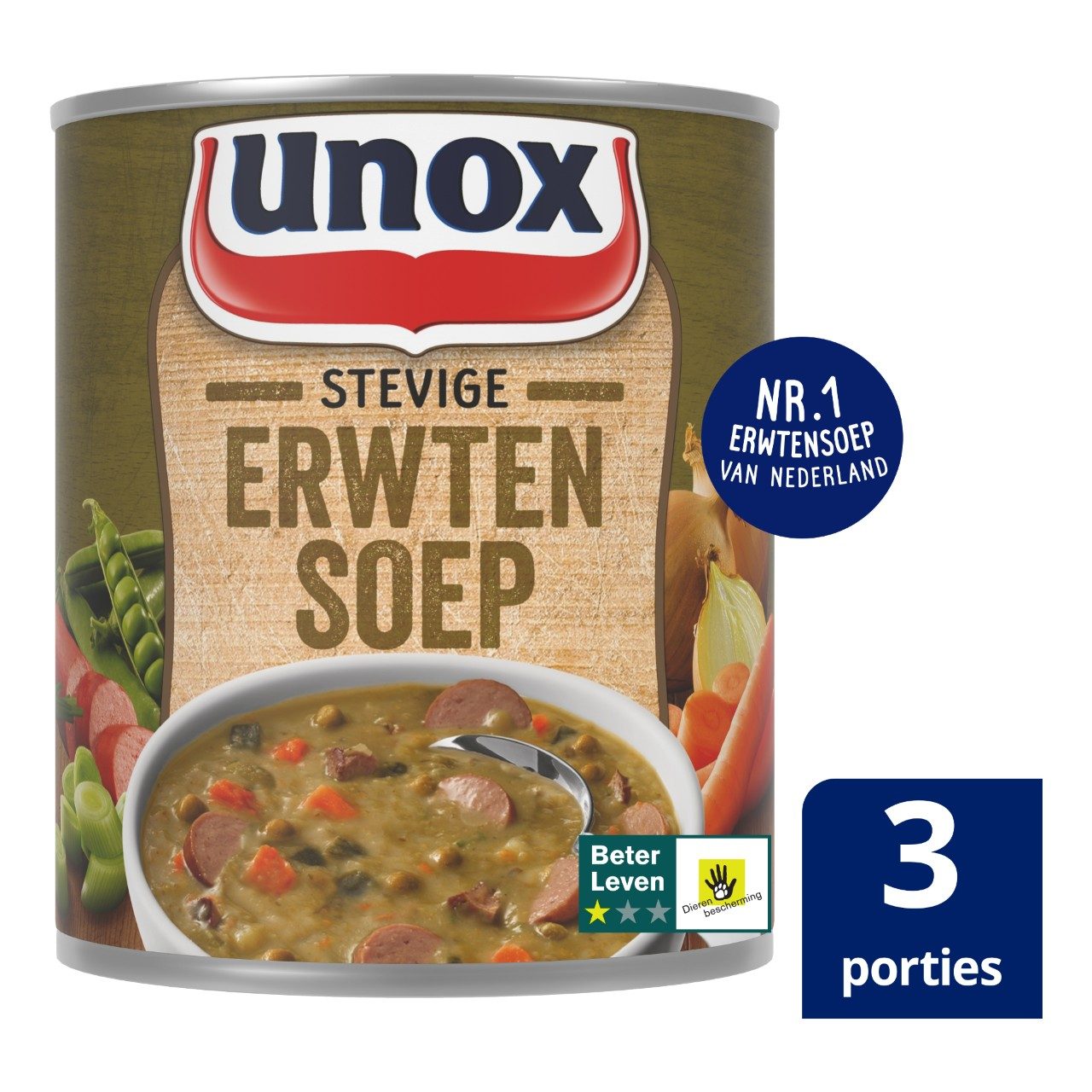 Unox erwtensoep blik 12 x 800 ml