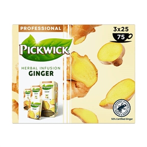 Pickwick professional ginger 2 gram 3 x 25 zakjes