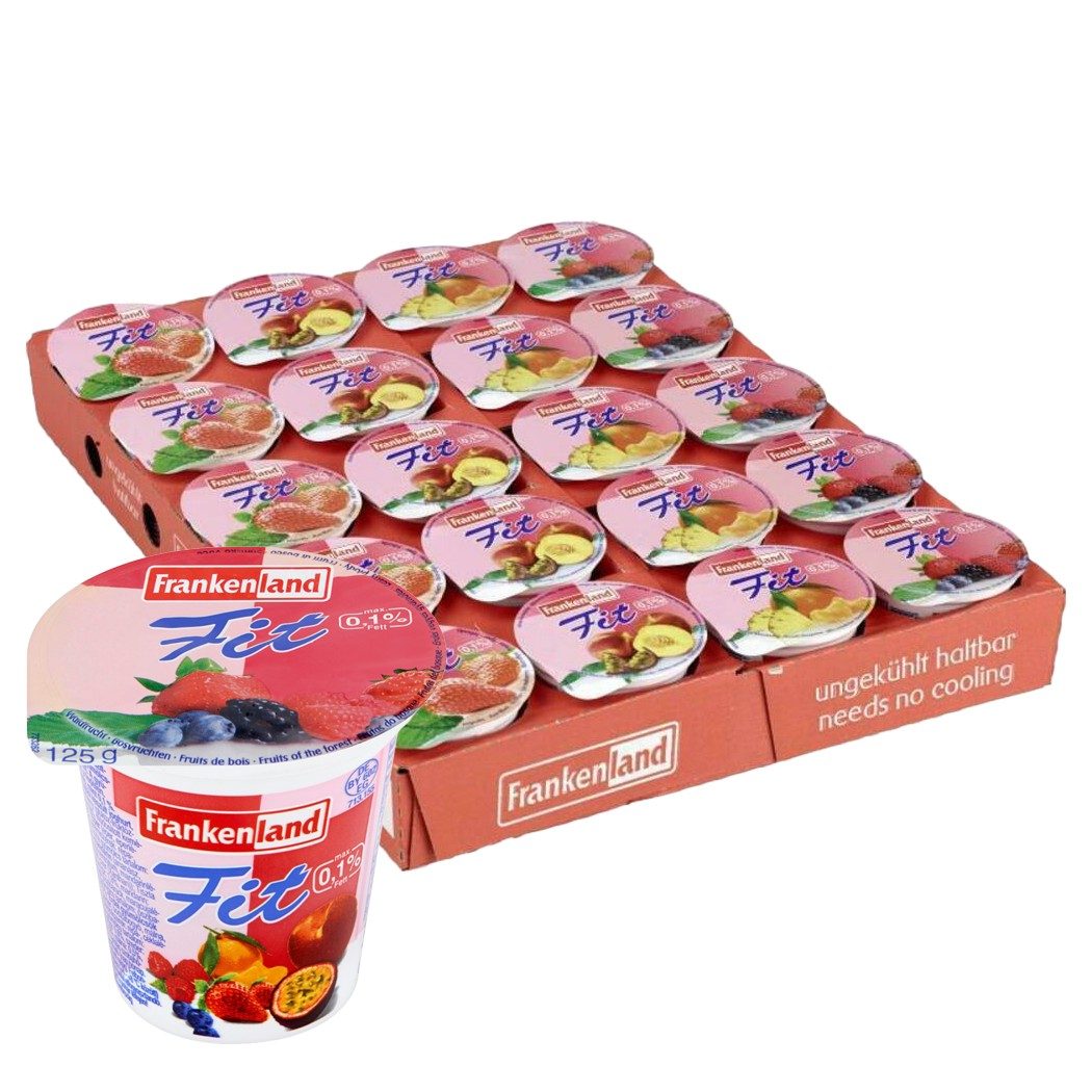 Fit fruityoghurt assorti tray 20 stuks x 125 ml