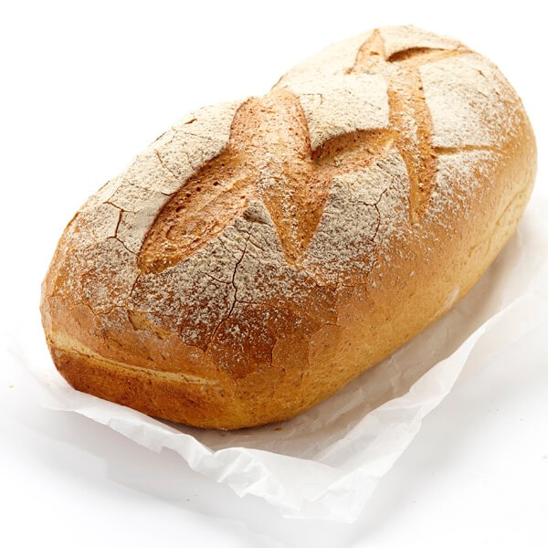 Gesneden brood Hoeve Wit 1/2