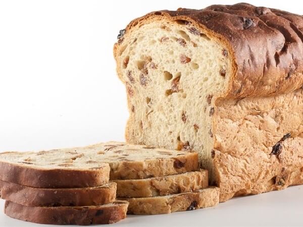 Gesneden brood Rozijnenbrood 1/2