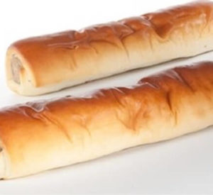 Fricandelbroodje in deeg