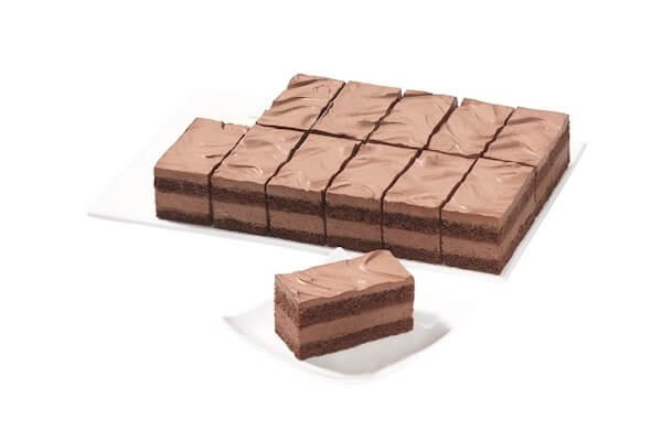 Lactose/glutenvrij chocolade gebakje