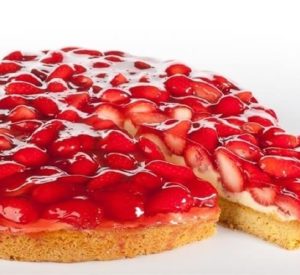 Aardbeienvlaai HW bodem - heel