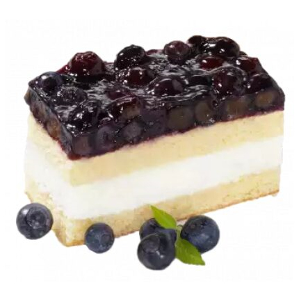 Lactose/glutenvrij bosbes gebakje