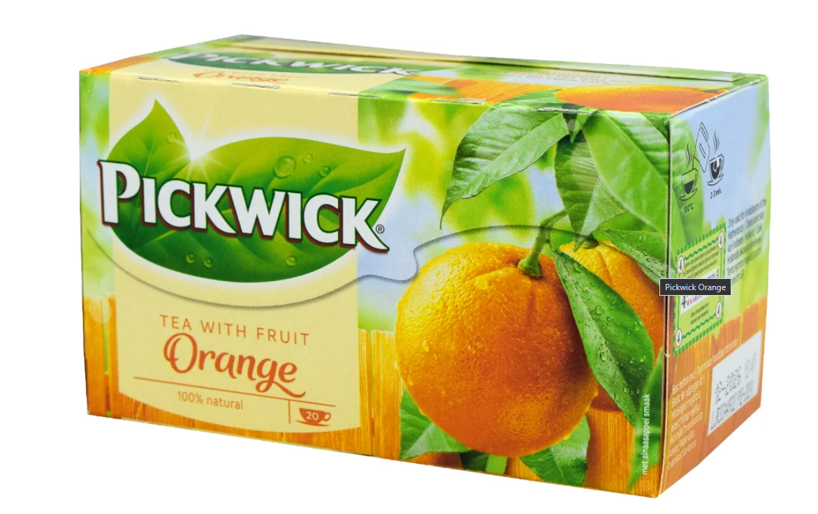 Pickwick sinaasappel thee 2 gram 20 zakjes