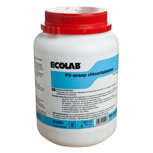 Ecolab P3-Ansep Chloortabletten pot 300 stuks