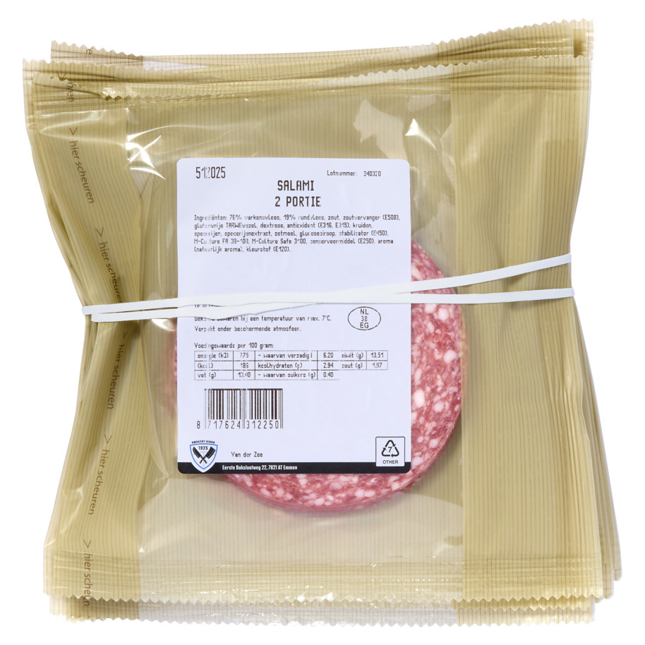 VDZ salami 10 x 2 plaks