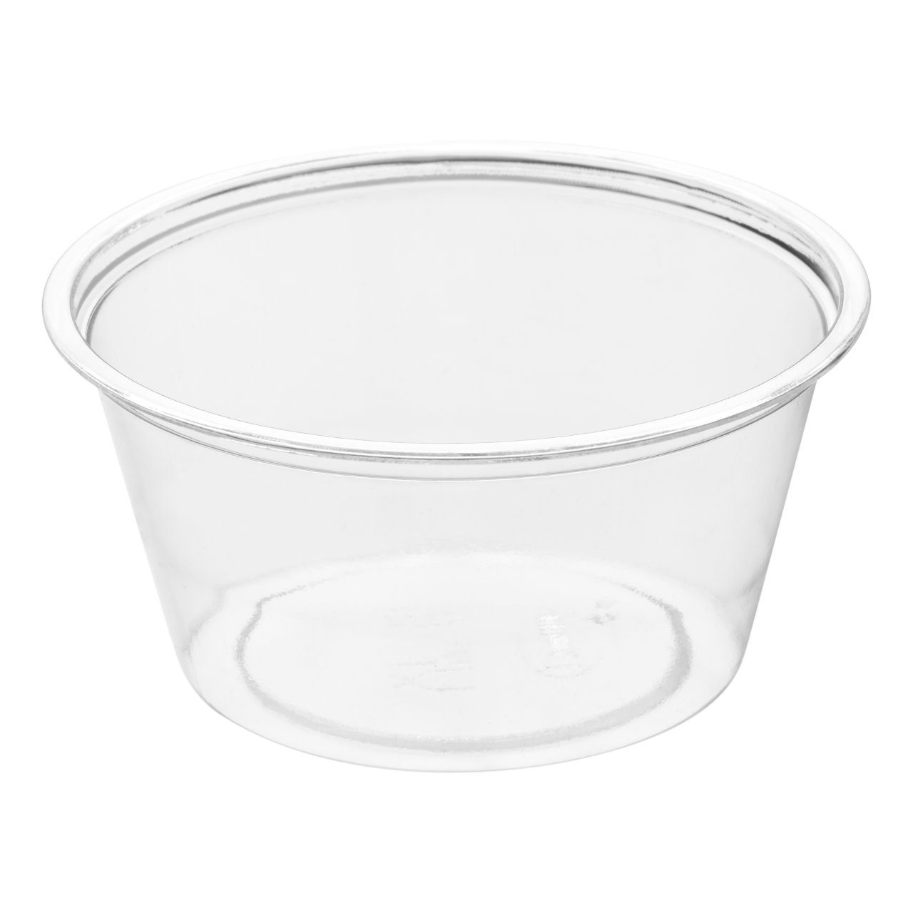 Duni sausbakje rond 60ml transparant 100 stuks
