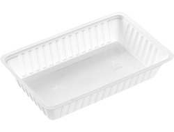 MD plastic snack bakjes A14 wit doos 1000 stuks