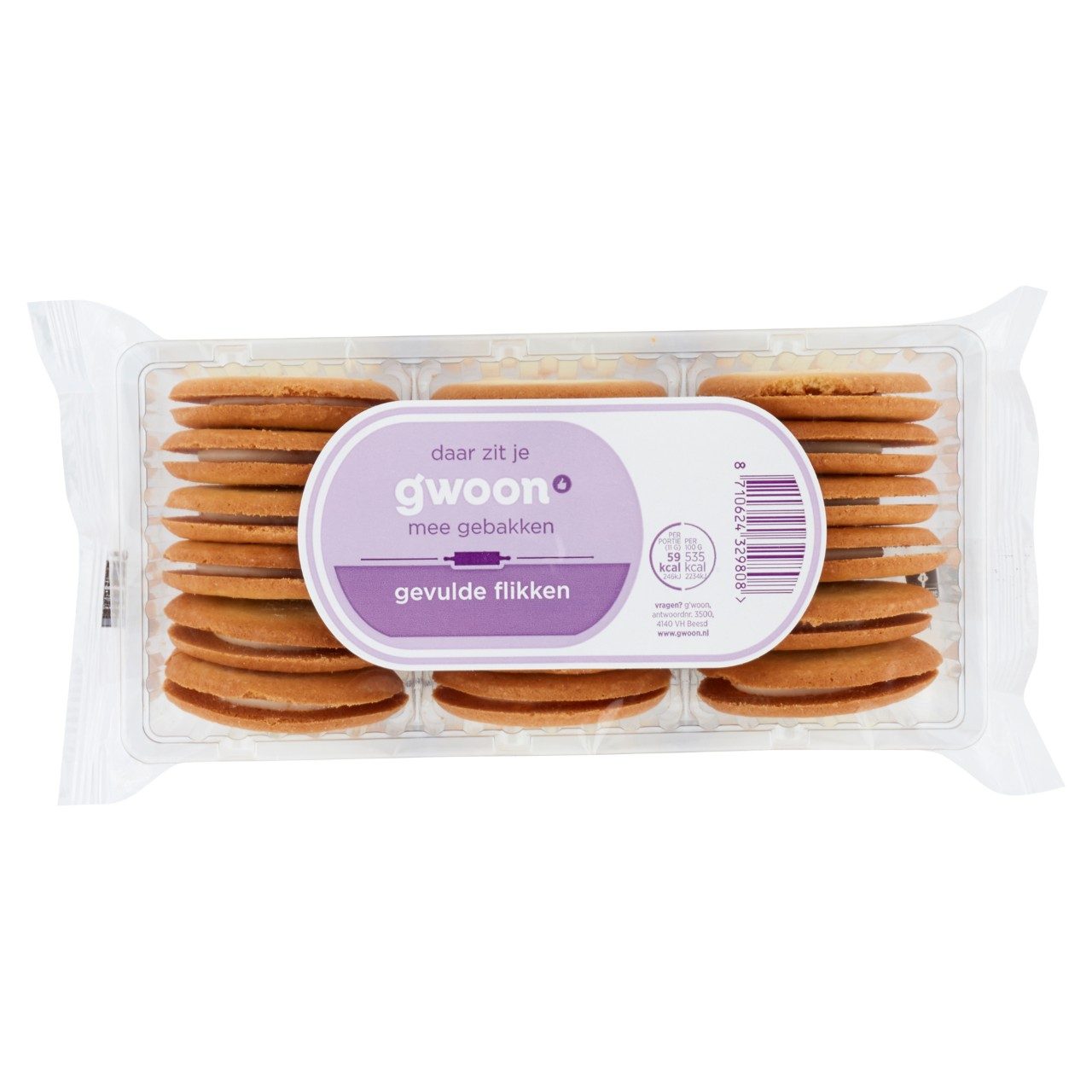 G'woon creme doublies 12 x 200 gram