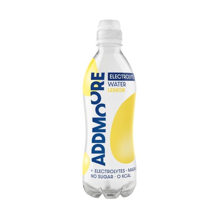 Addmoore Sportwater lemon 12 x 50 cl GEEL