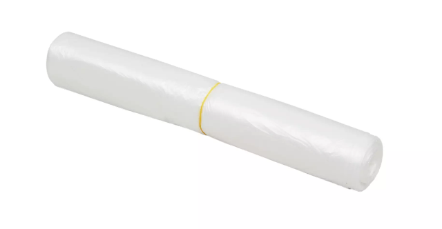 Afvalzak HDPE transparant T15 50 x 55 cm T15 20 x rol 50 zakken