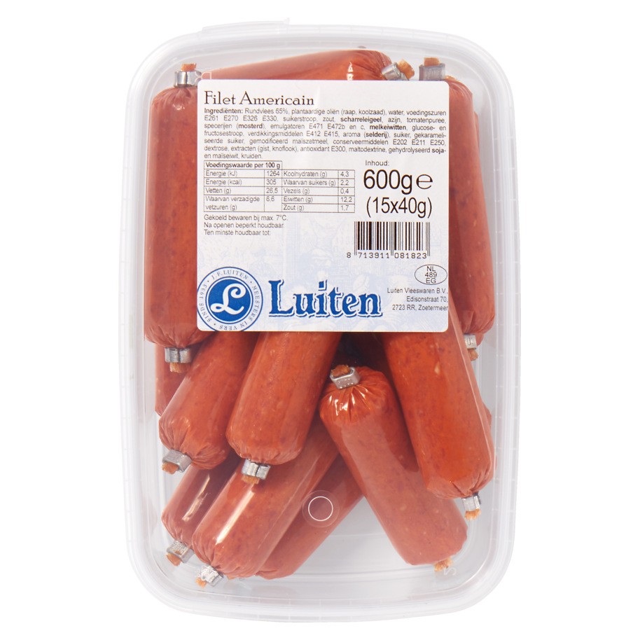 Filet americain mini 15 x 40 gram